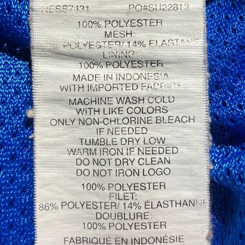 Nike Men's Blue Elastic Waist & Drawstring Swim Trunks | Size Large - Picture 11 of 11